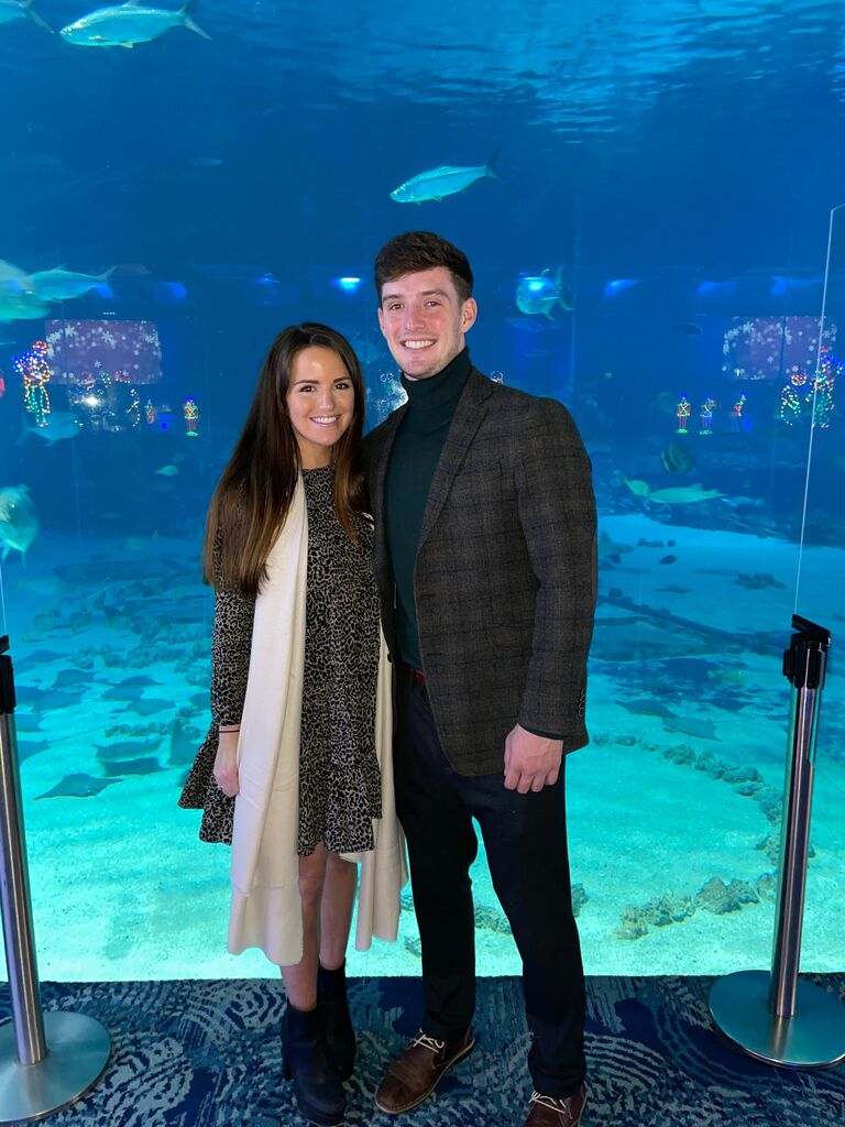 Caroline and Tanner start dating after the Georgia Aquarium Christmas Party