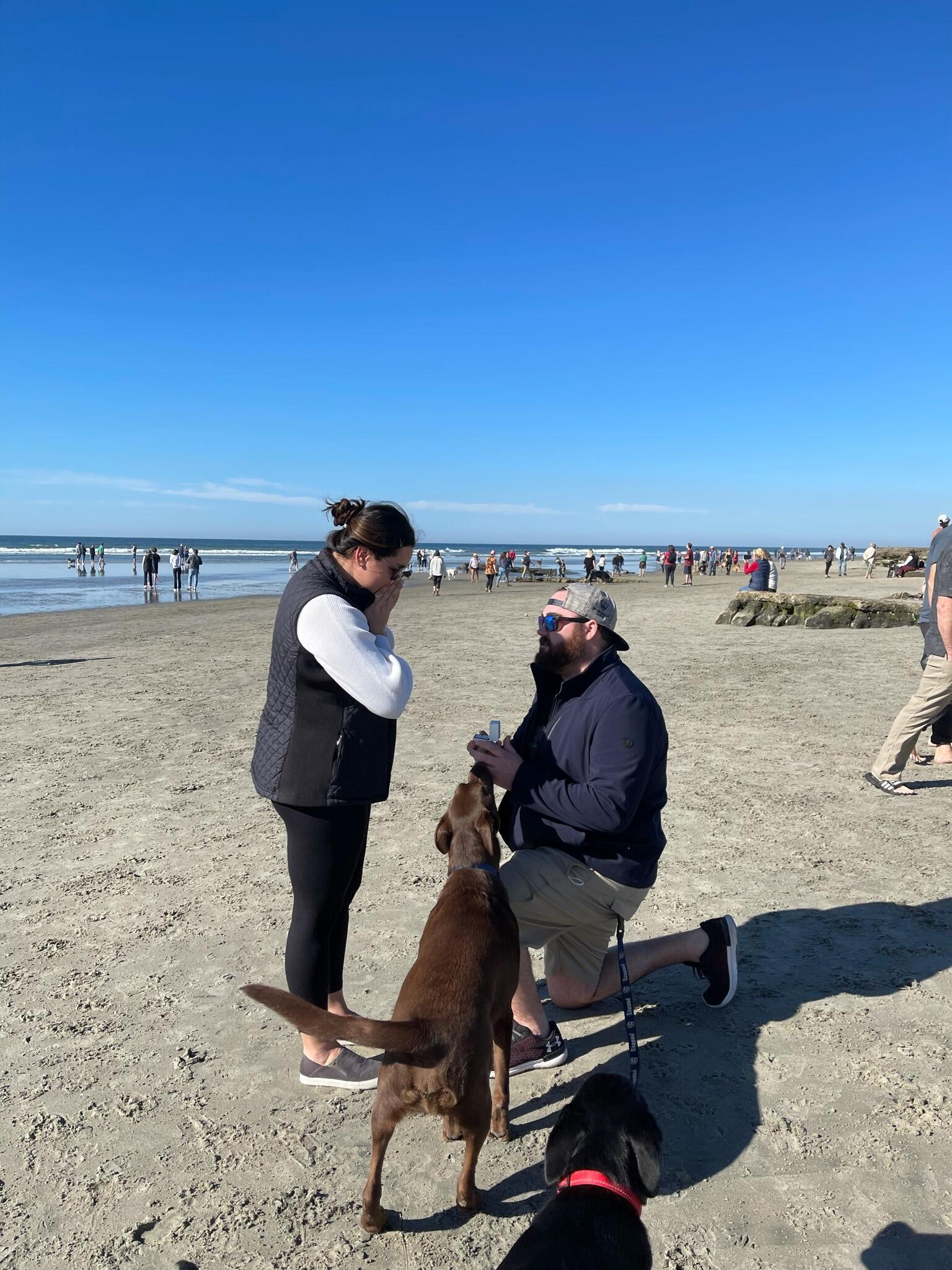 ENGAGED!!  Del Mar, CA