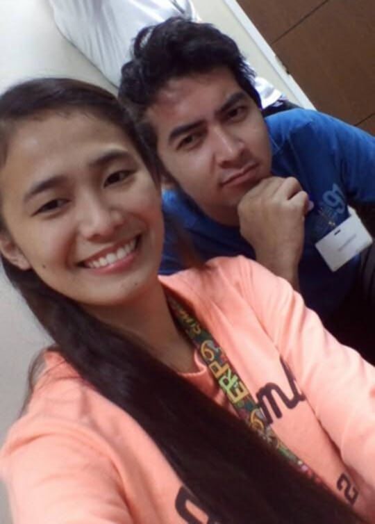 We became friends at the end of our training period. 