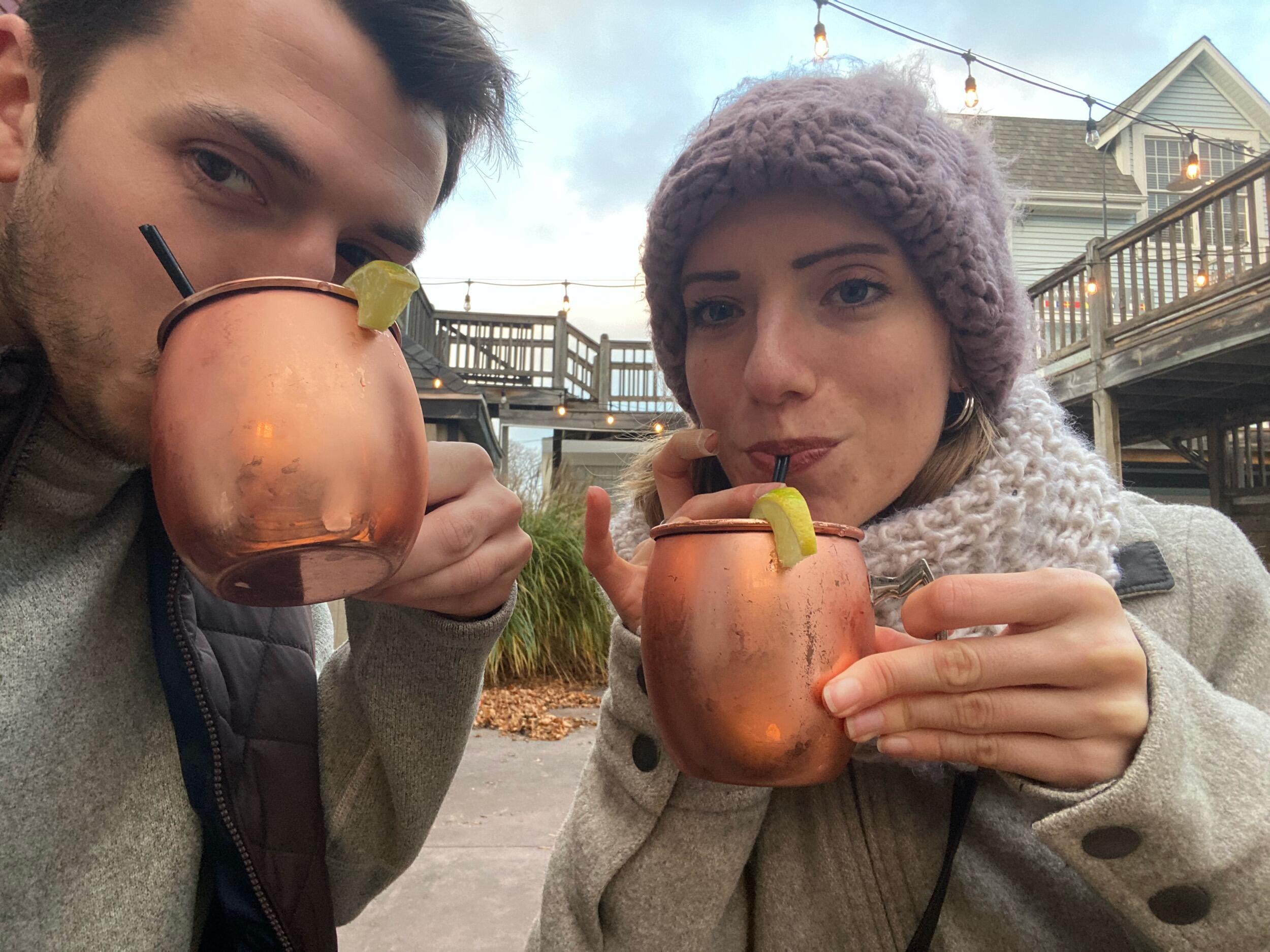 We share many drinks & laughs together 