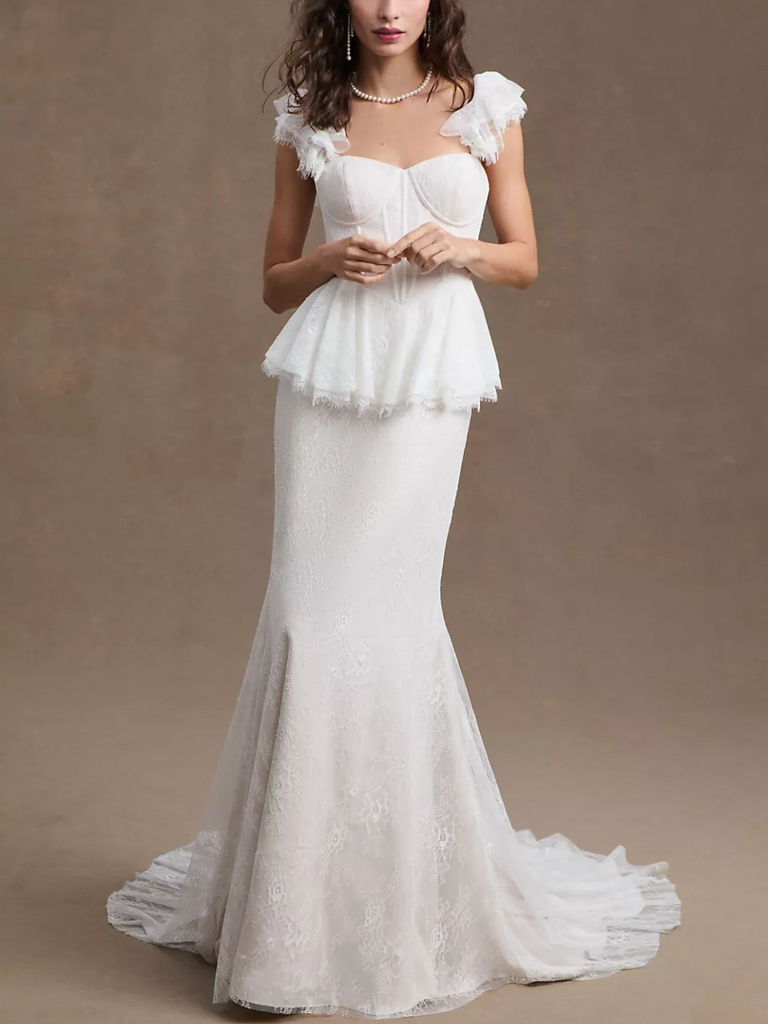 Victoria Secret Wedding Sparkly Rhinestone White Lace Corset