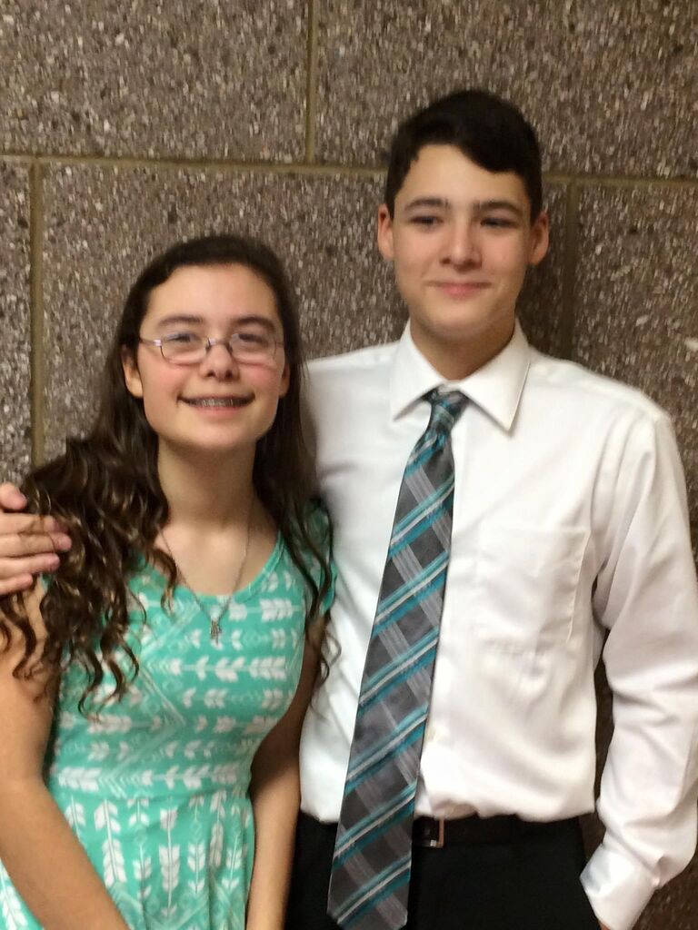 Our first dance together! 8th grade winter formal