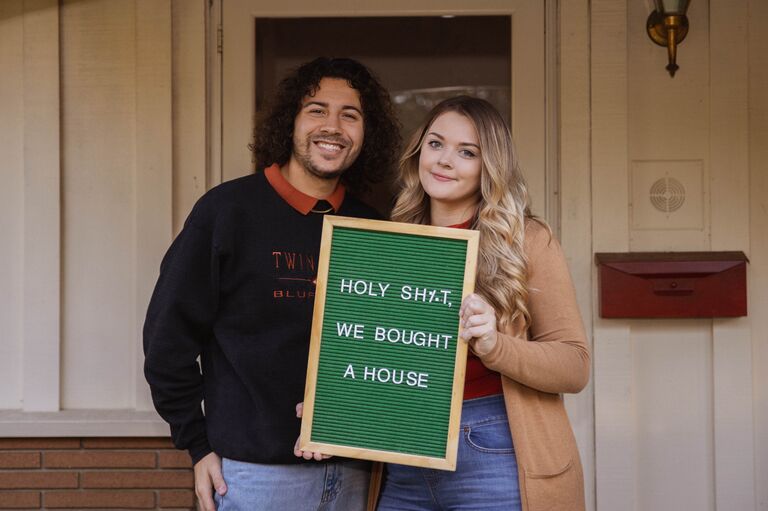 In 2021, we bought our first home together.