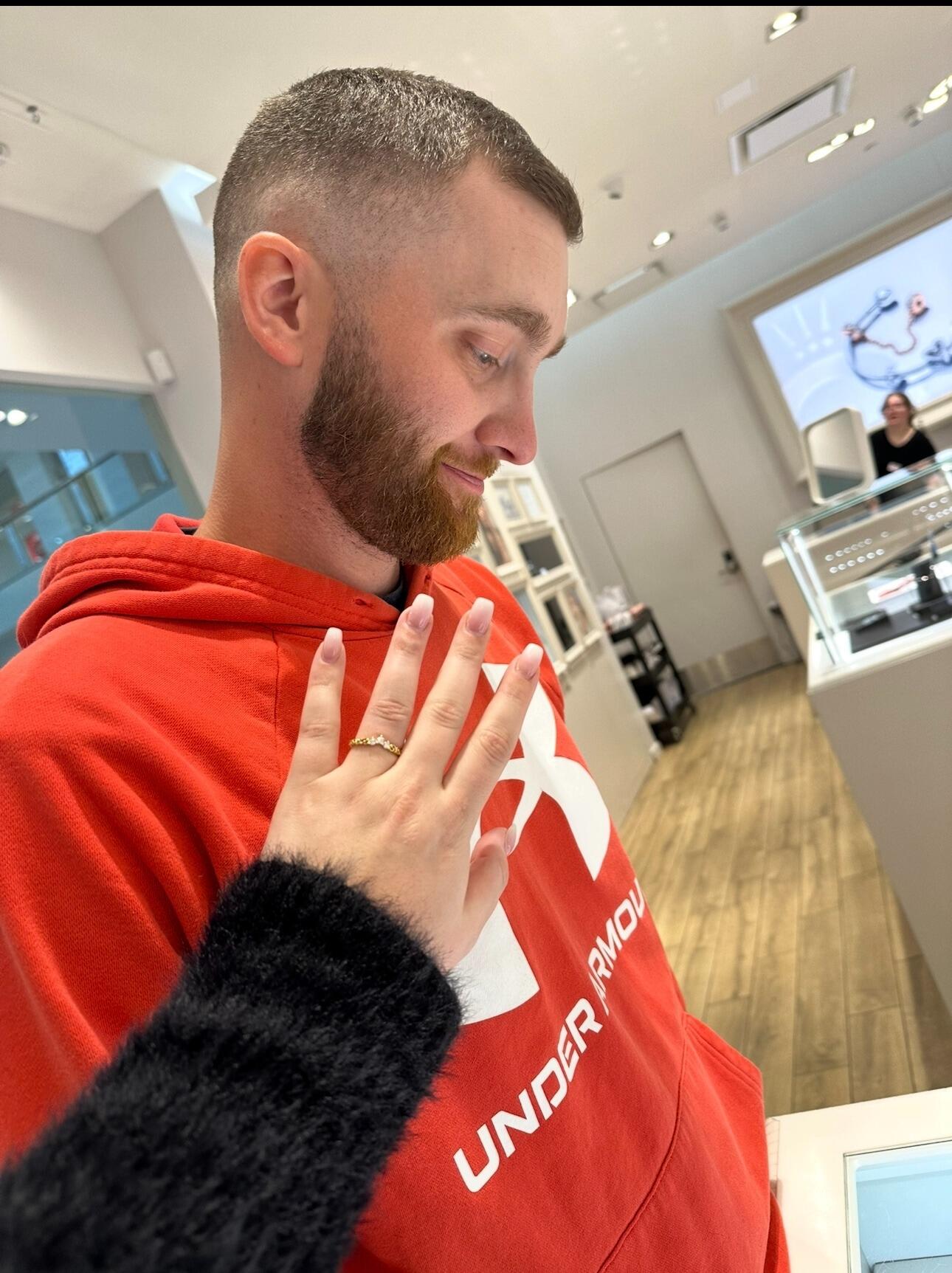 When Sean got Arden her first ever promise ring