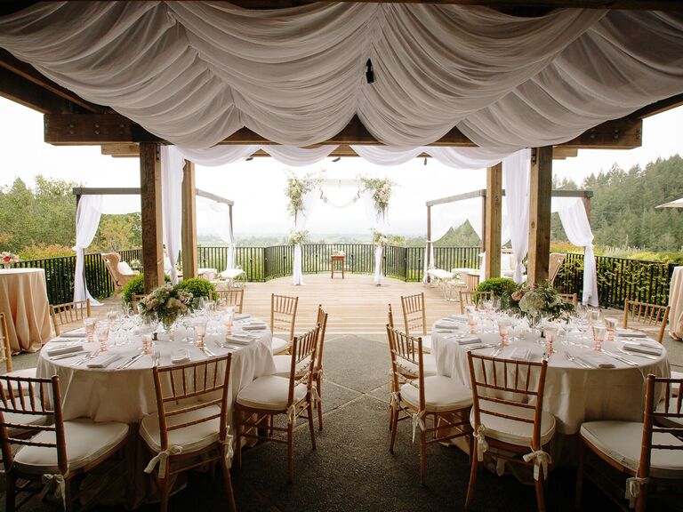 Wedding venue in Napa Valley, California.