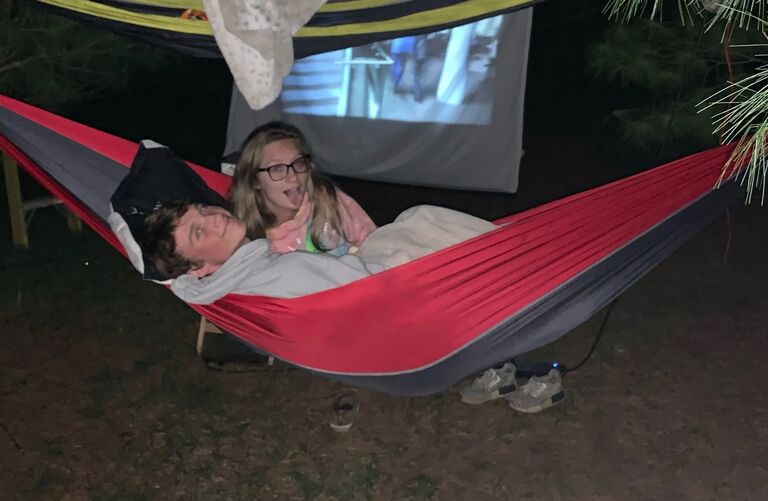 Outdoor movie night!