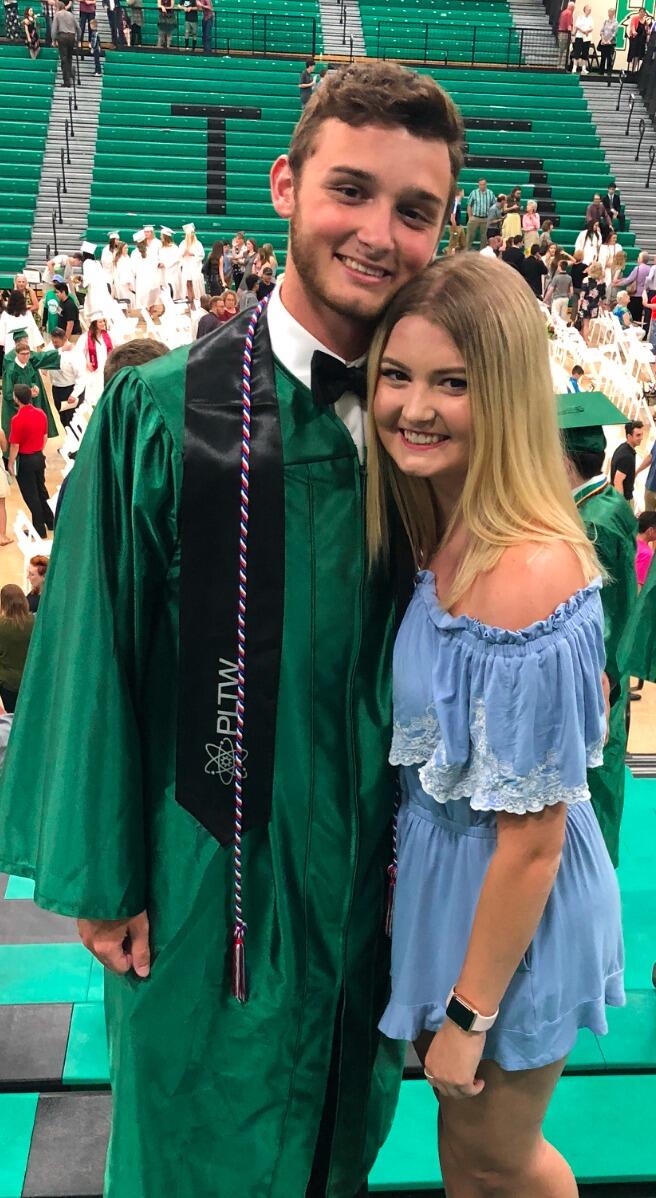 First meeting in high school, Nicole and Zachary kicked off the summer of 2018 together following Zachary's graduation! After spending practically the entire summer together, they began formally dating in September, and have been inseparable ever since.