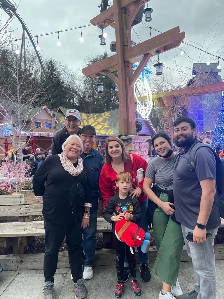 First time meeting the Clark's! In Nashville for Christmas!