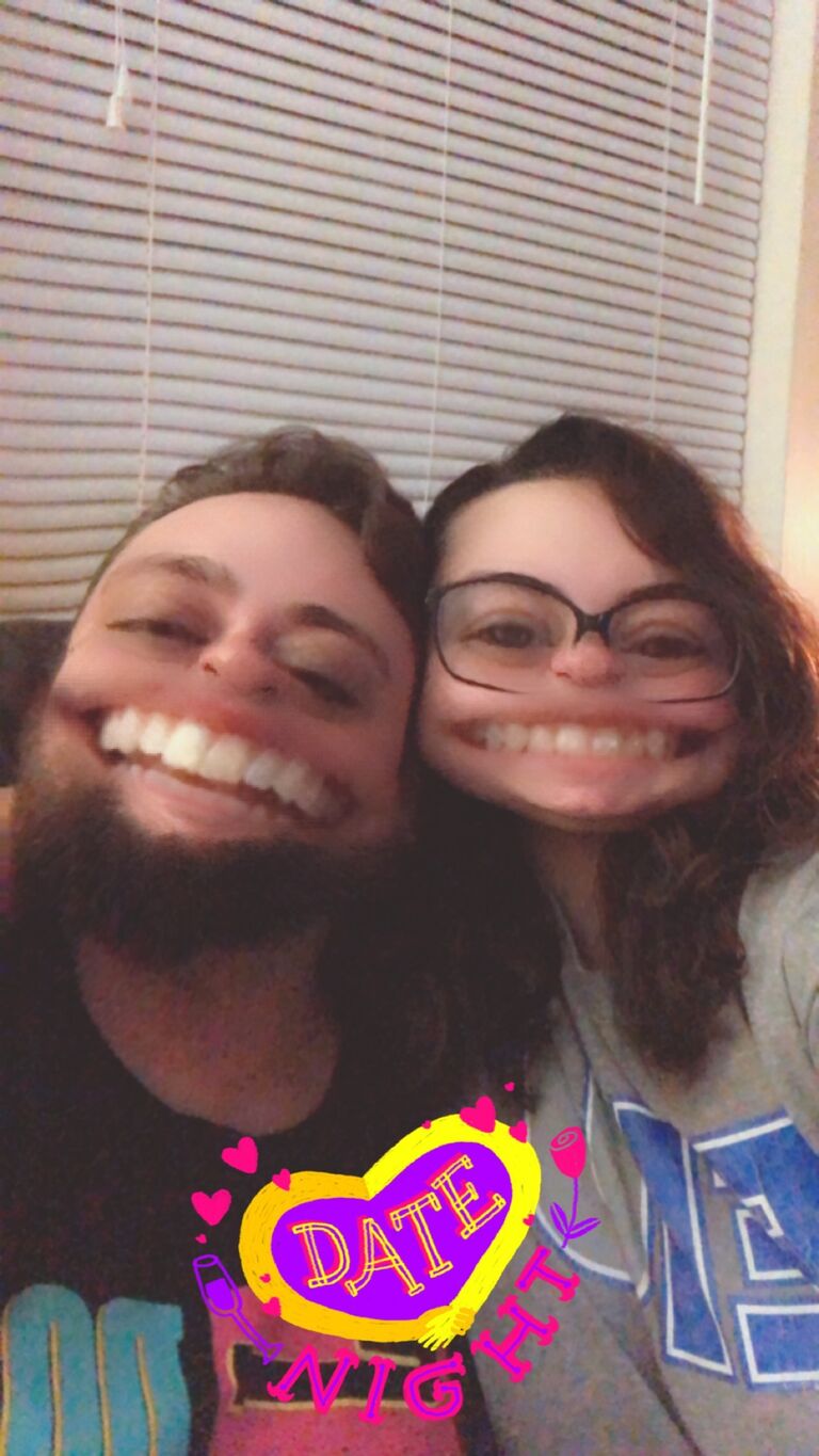 Our first night in our first place together!