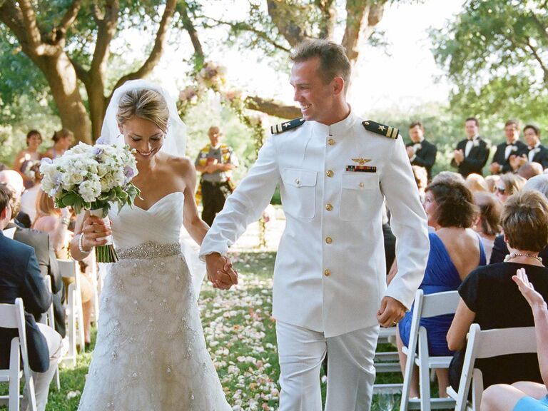 navy wedding outfit