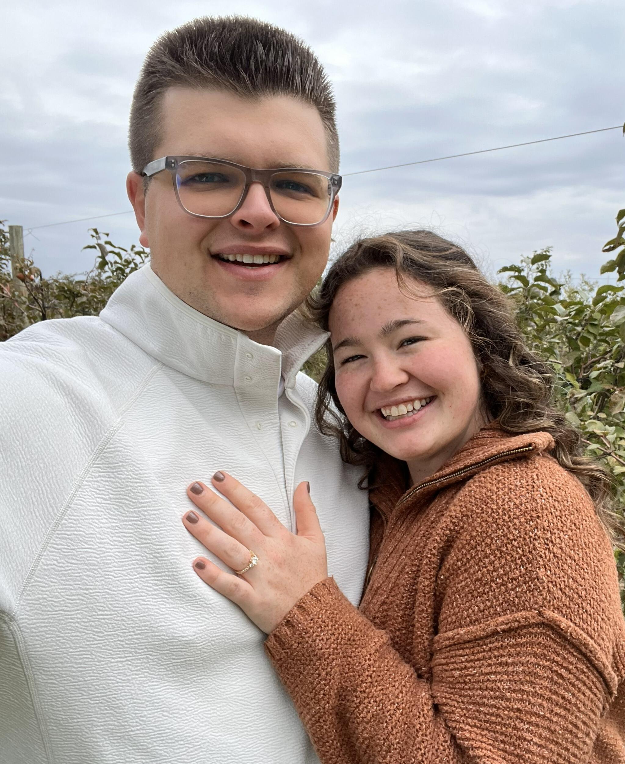 The day we got engaged, Aaron planned a trip to Aamodt's Apple Orchard in Stillwater. Afterwards, we found an adorable restaurant, which we absolutely plan on re-visiting often.