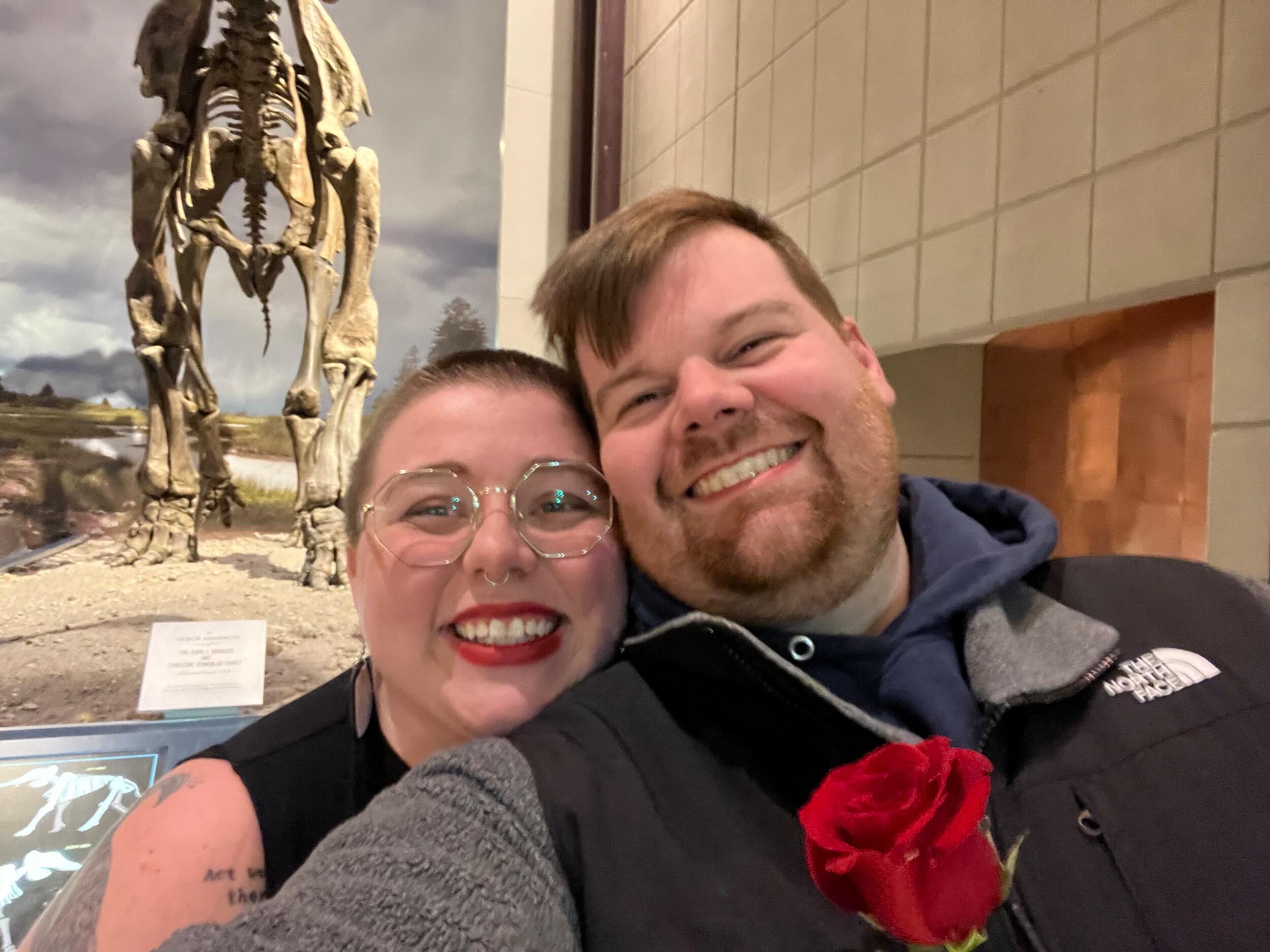 Early Valentines’ Day visit to the MPM Planetarium. The museum has a special place in our hearts because we said “I love you” for the first time on an earlier MPM visit.