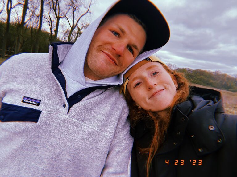 Our relationship was formed by many a walks at local wheaton forest preserves (aka the only nature nearby).