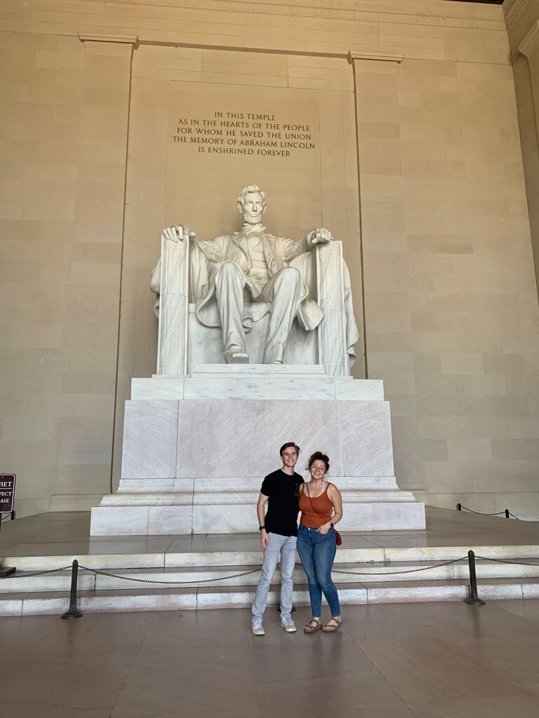 Caleb’s Graduation Trip, Lincoln Memorial