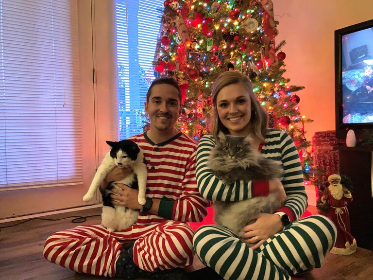 Christmas day 2020 when Julia had COVID and the two of them were cooped up in Charlotte away from all family. 