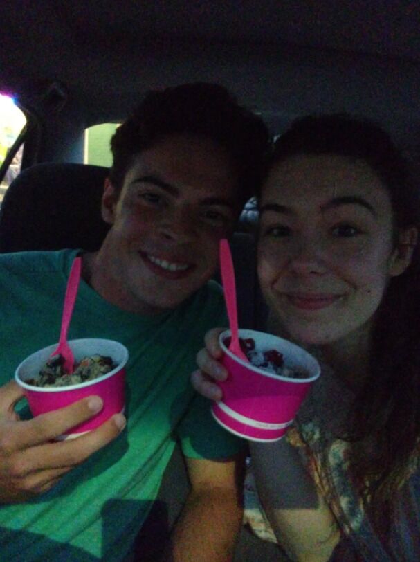 One of many icecream dates had over our first summer together.