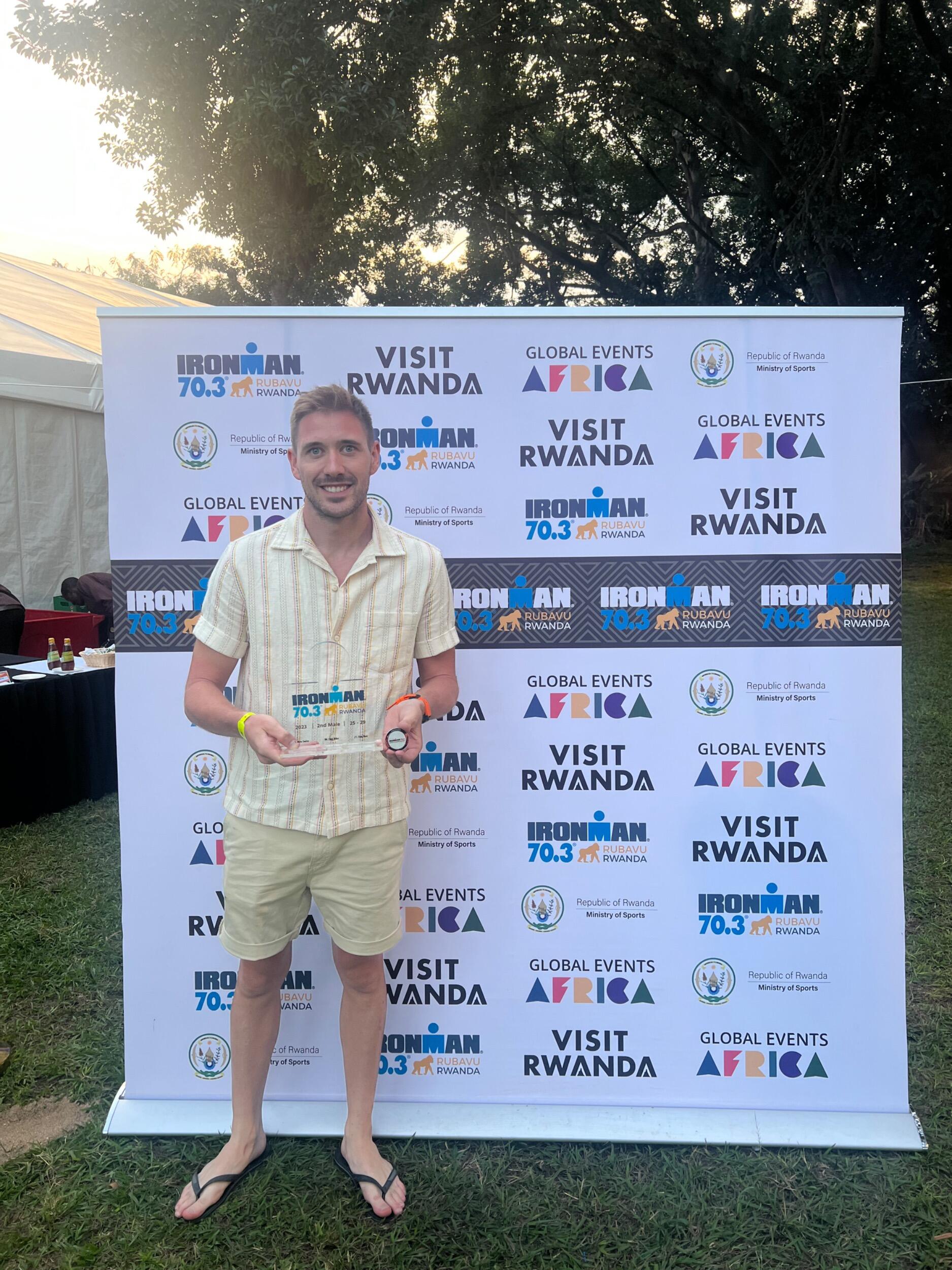 Rob’s first half Iron Man, Rwanda 🇷🇼 
