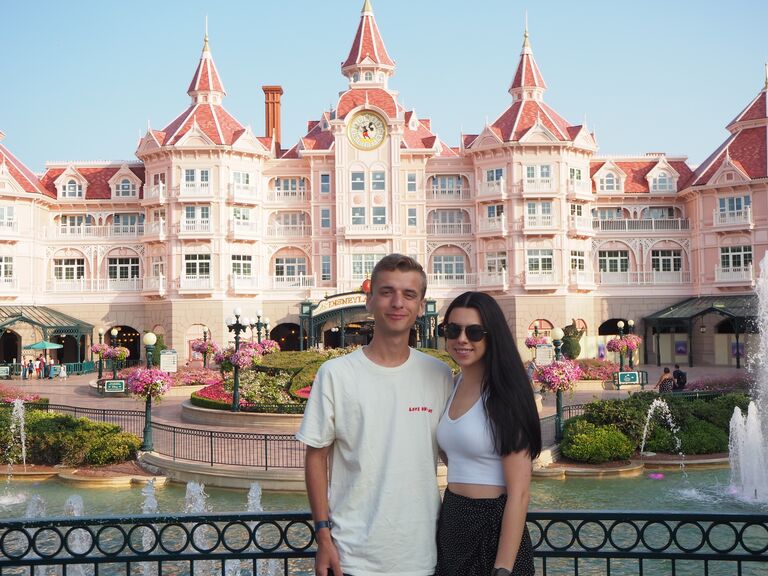 A sunny summer morning at Disneyland Paris Resort. 