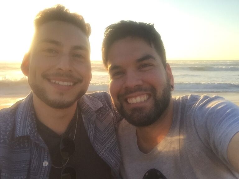 MAKING IT OFFICIAL: After a weekend of good vibes and even better company, Daniel asked Christian to be his boyfriend. Christian said yes without missing a beat. They celebrated by watching waves at the beach.