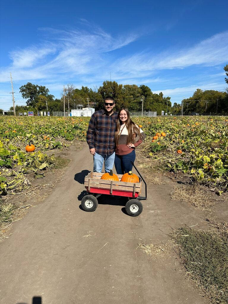 Pumpkin picking