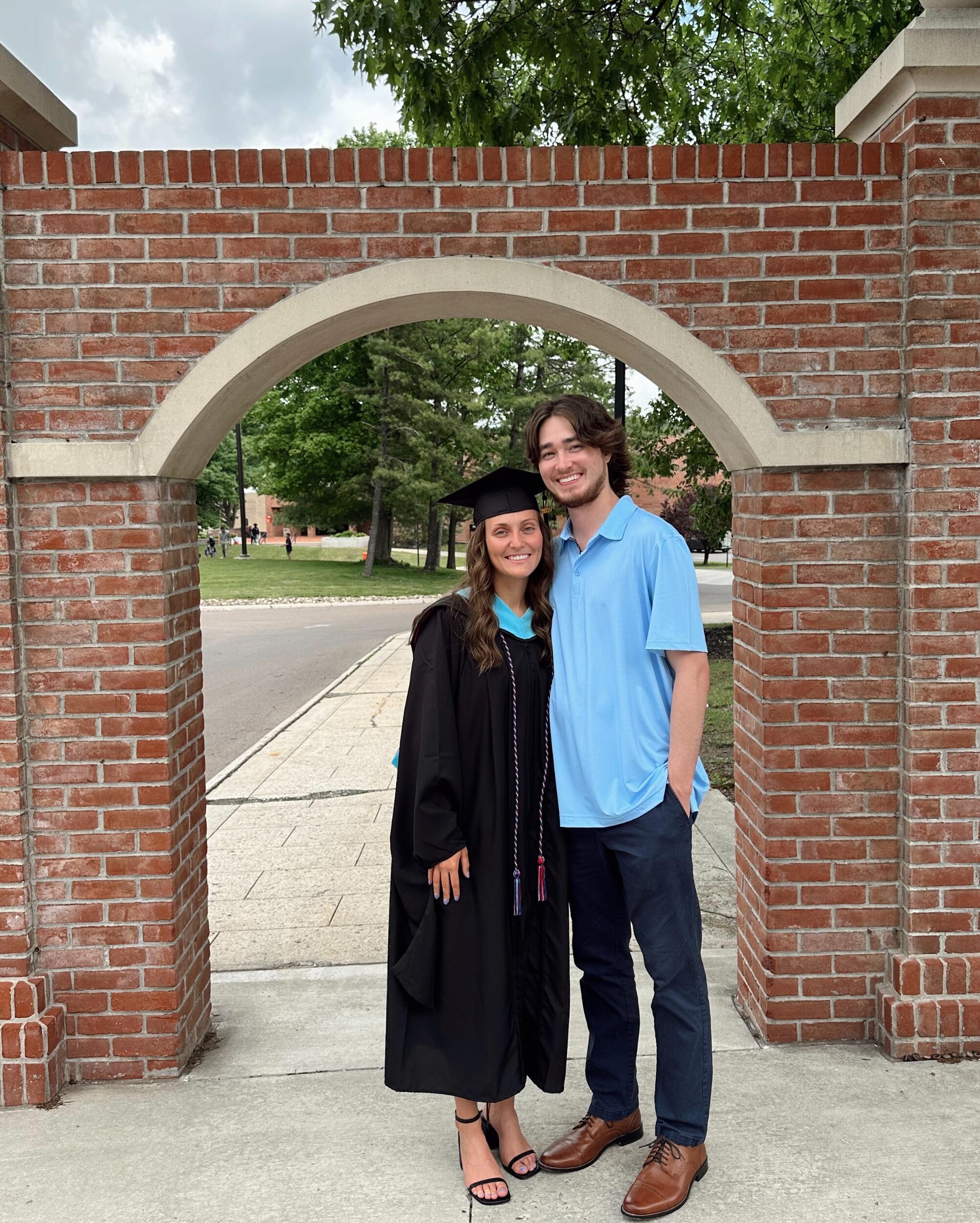 Ashley's Masters Degree Graduation from Frostburg State University