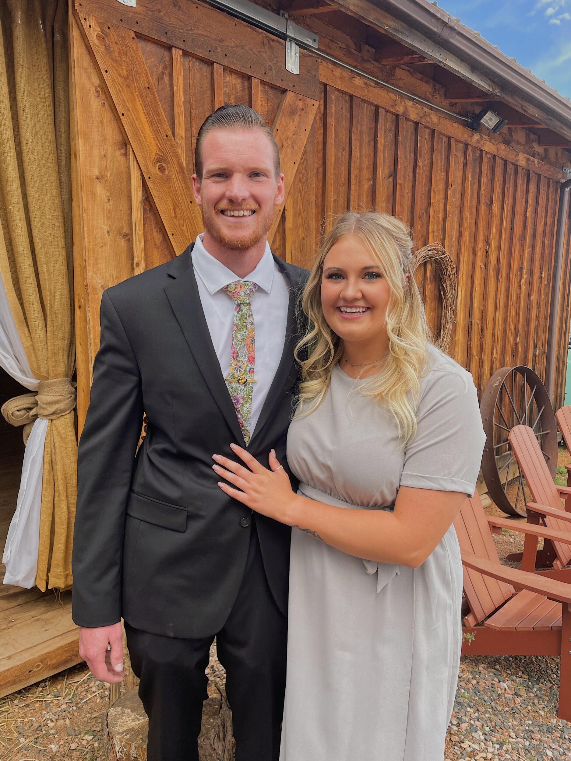 Tyler and Bailey got to support Bailey's best friend and Matron of Honor, Kayla Armbrust, marry the love of her life. 