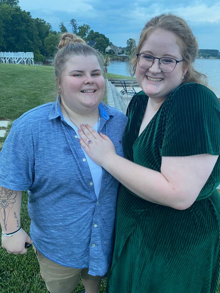 Traveled to North Carolina to visit Regina's family for the first time.