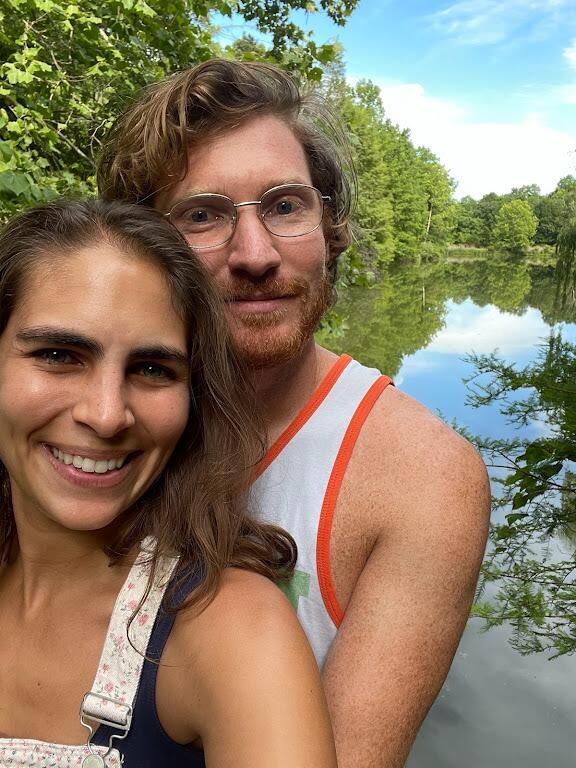 The engagement celebration continued while vacationing in Indiana.