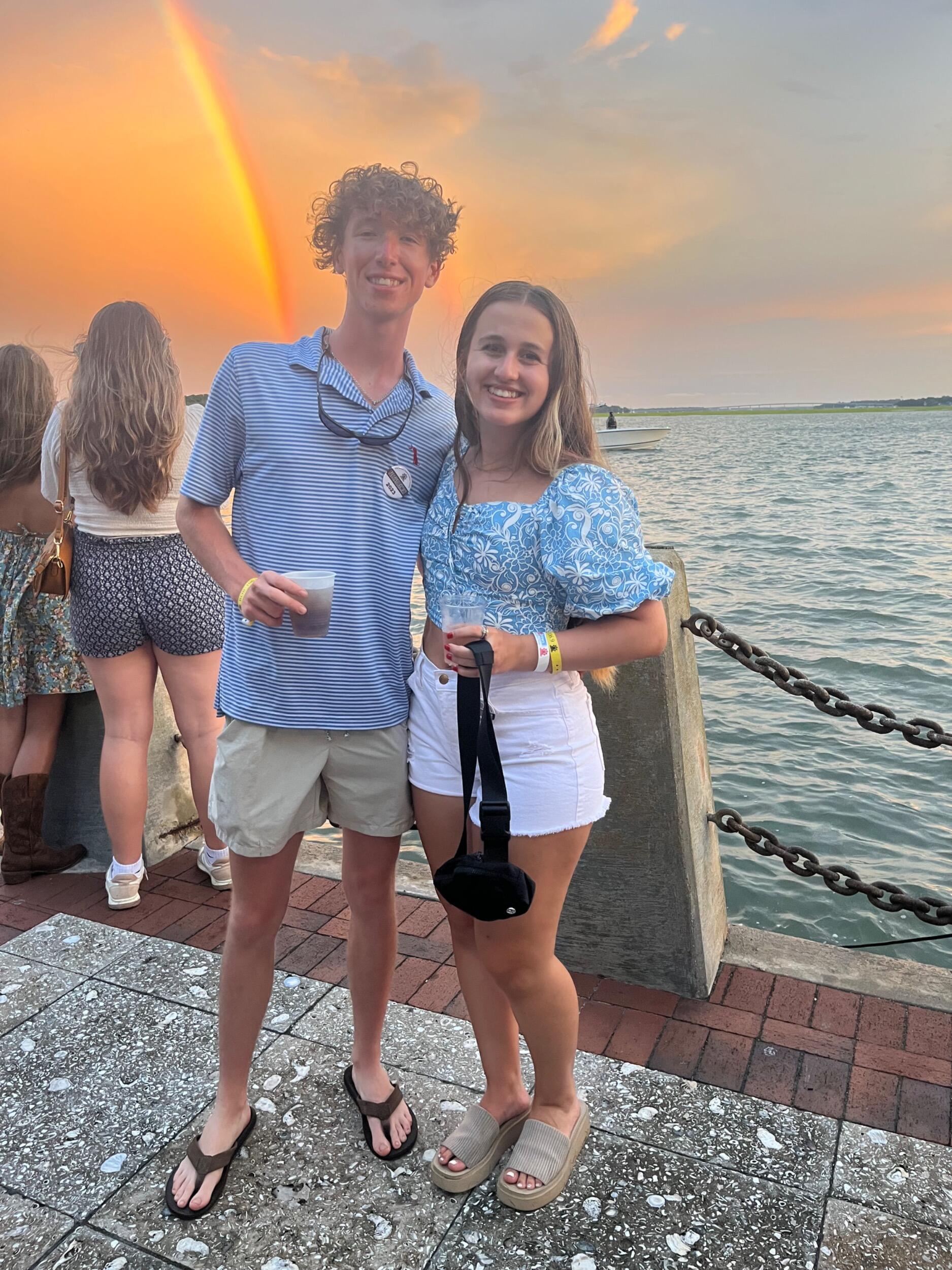 The couple is no stranger to the festivities of the Waterfestival. 