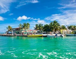 Caye Caulker Island in Belize.