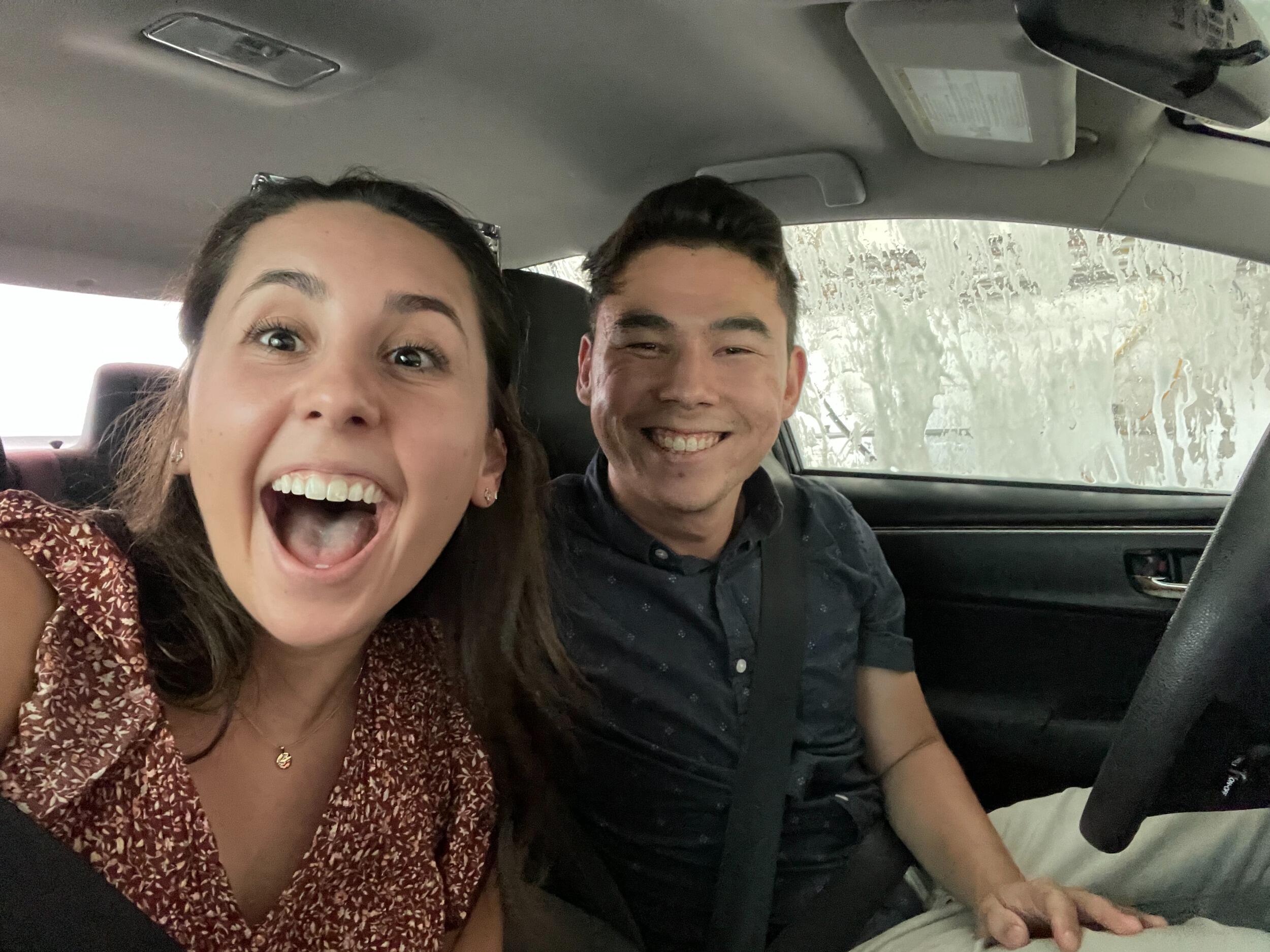 Lots of fun moments driving around together