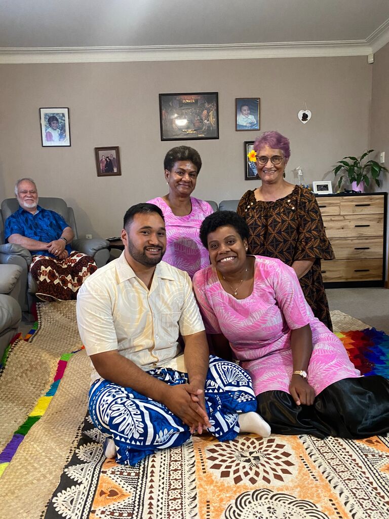 TABAIYALA
Siona presenting his formal intention to court Sia during her mom's visit to NZ.