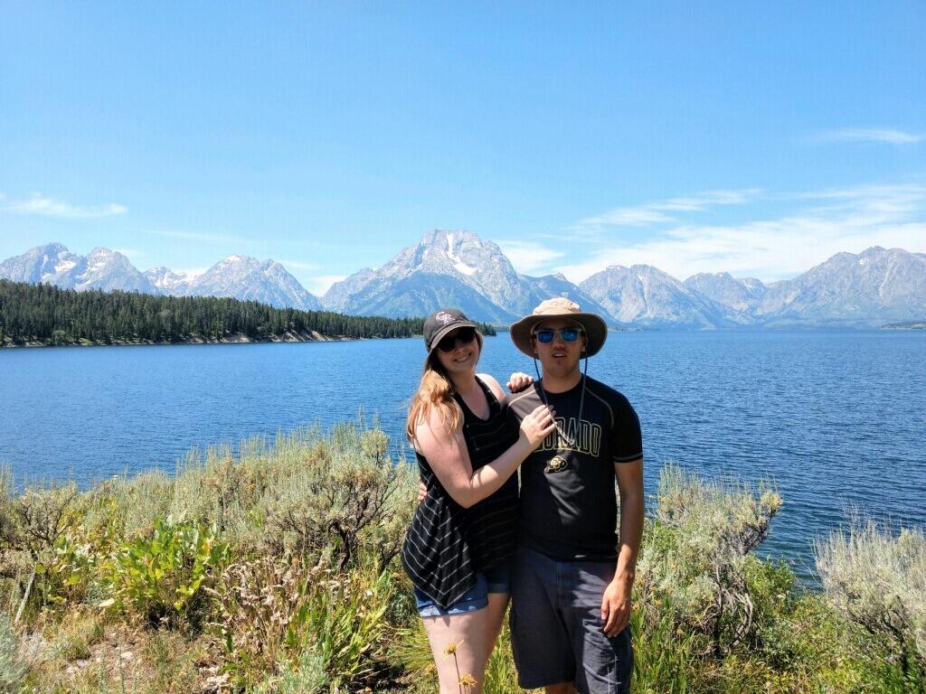 First trip to the Grand Tetons, visiting Karl's family at the Grand Teton Music Festival