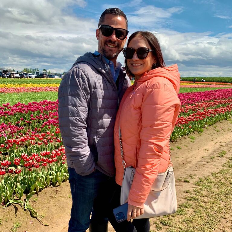 Our first time at the tulips