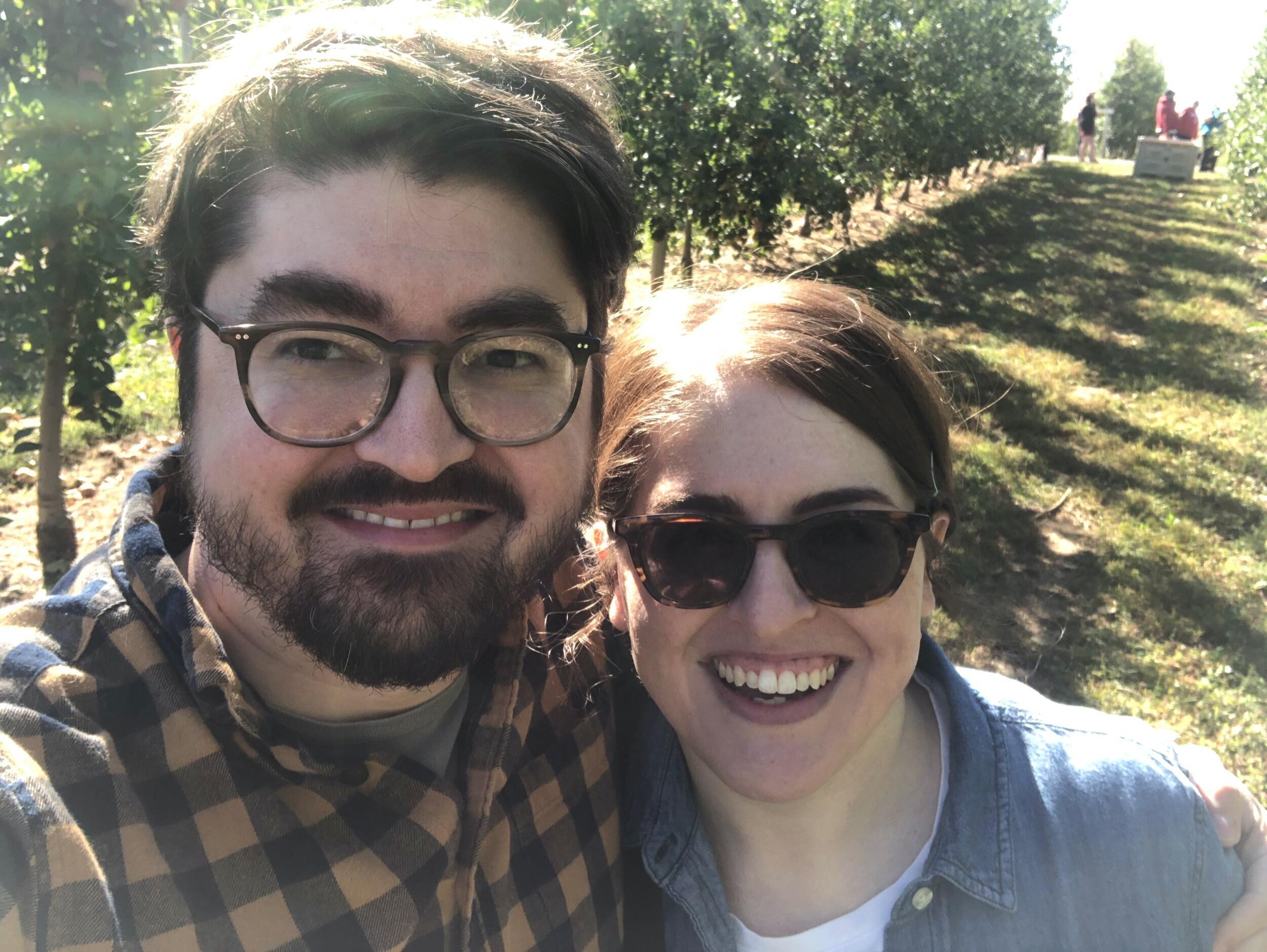 Apple picking at Eckert's