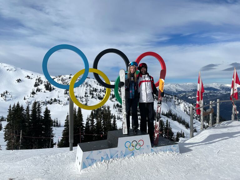 First international ski trip to Whistler.