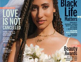 the knot magazine elaine welteroth wedding