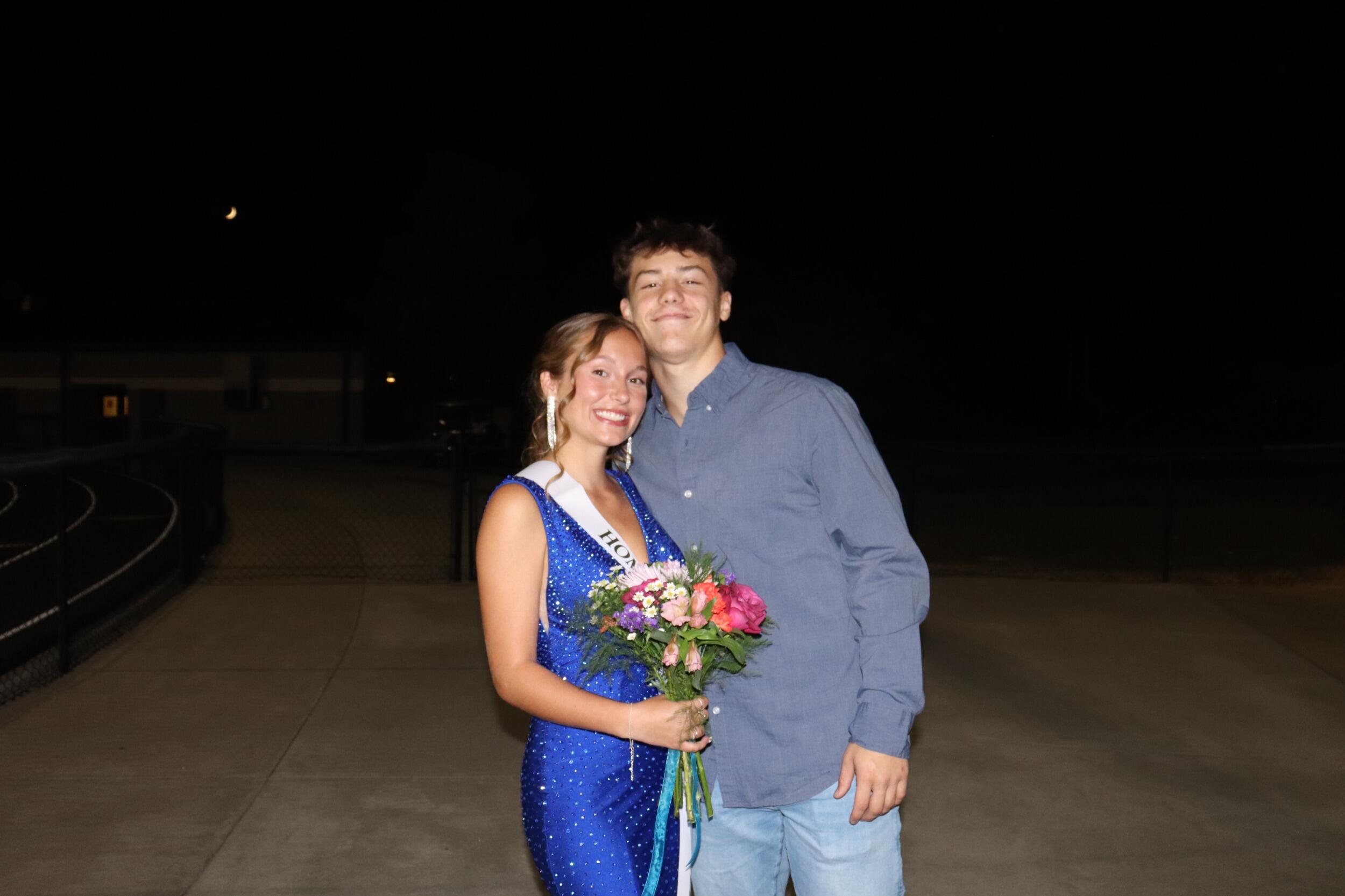 My senior year in high school, we tried to see each other as much as we could while being far from each other. Tyler never missed a single one of my events. He was, and still is, my biggest fan.