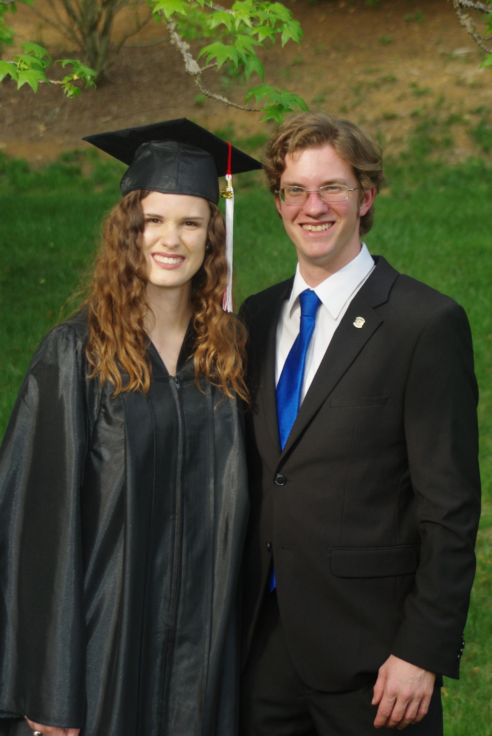 Danielle's graduation from Maryville University