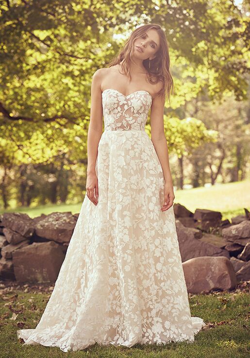lillian west lace wedding dress