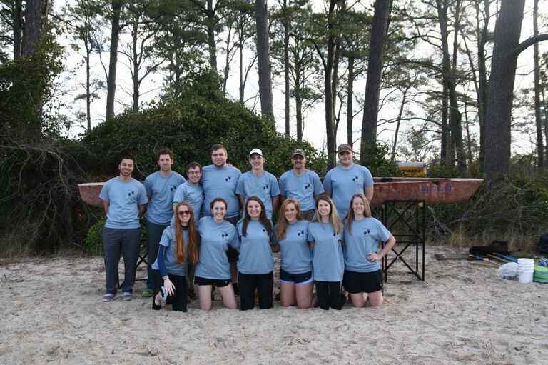 2016-2017 is when Tay joined ASCE (the civil engineering club) at WVU. She got more involved in the club by joining the concrete canoe team and always heard mumbles from people such as "that's such a mike deyoung move" or "oh that's something mike deyoung would do". Who was this mysterious "mike deyoung" and why was everyone alluding that he did such crazy things?? Well, at the spring ASCE conference she finally met the infamous Mike DeYoung, a steel bridge member team member and guy that helped with the concrete canoe. 

Fun Fact: This was the first time Mike met Tay's parents! Him and Robby went up to her parents and asked "who has the better butt??" Unfortunately for Mike, Robby won that competition. 