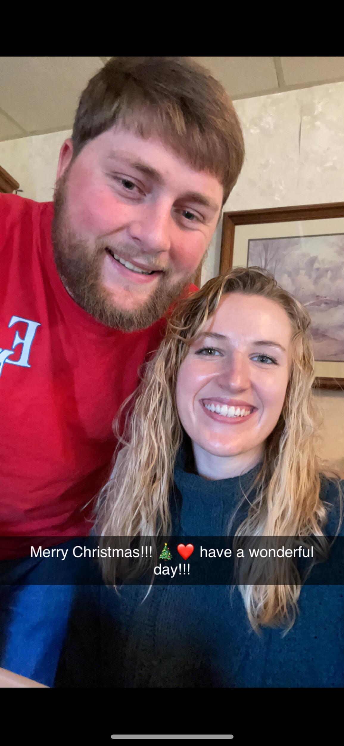 Last Christmas engaged! I'm so excited to be your wife!