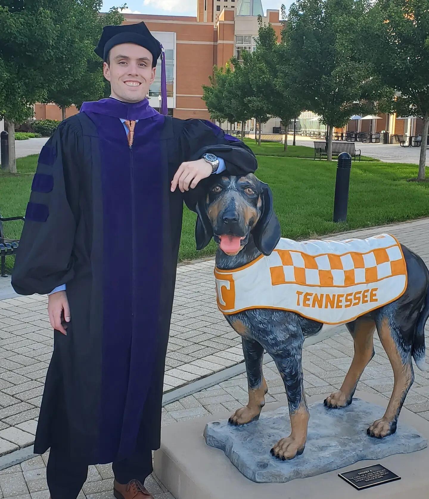 Gray graduated from UT Knoxville Law!