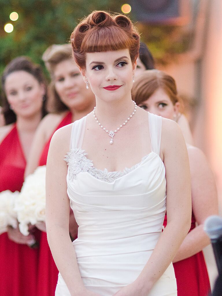 Vintage Bridal Updo Hairstyles