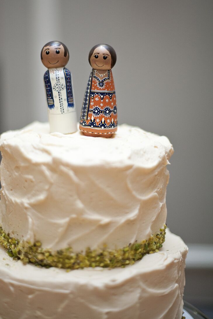 Wooden Doll Cake Toppers