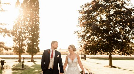 Dexter + Sarah's Romantic Barn at Harvest Moon Pond Wedding // The