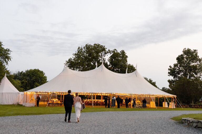 Celebrating Allie and Sam's wedding in Mystic, CT.