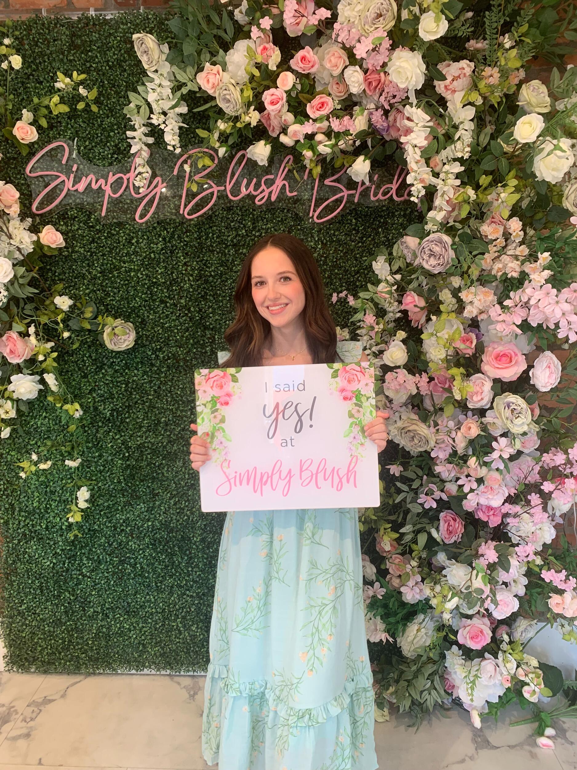 I said "yes to the dress"! 