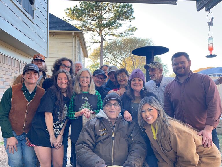 Last Christmas with Daddy Bill! Ian and Savannah adored him and cherished his war stories, always bringing laughter to everyone.