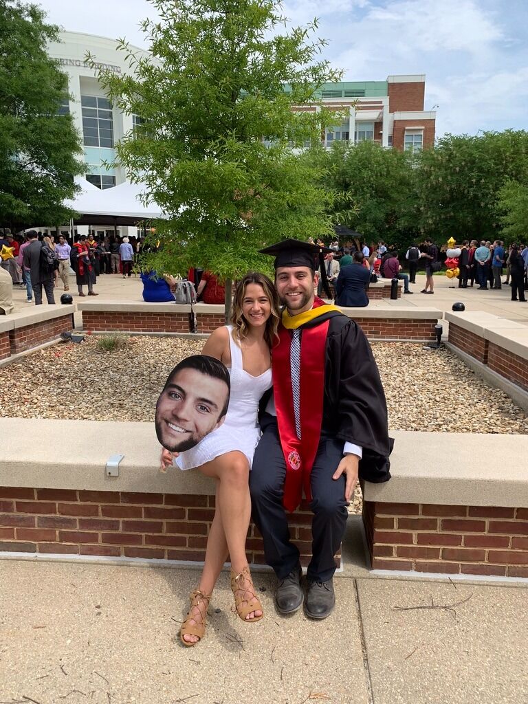 Zach's college graduation